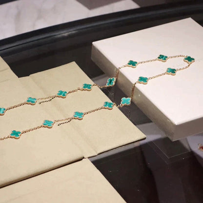 Pomuse CLOVER 20 MOTIFS MALACHITE GOLD