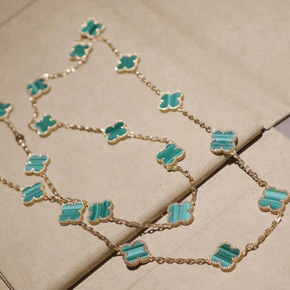 Pomuse CLOVER 20 MOTIFS MALACHITE GOLD