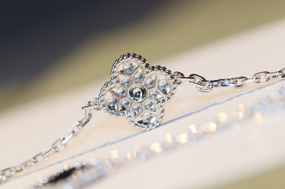 Pomuse CLOVER 20 MOTIFS ONYX DIAMOND SILVER