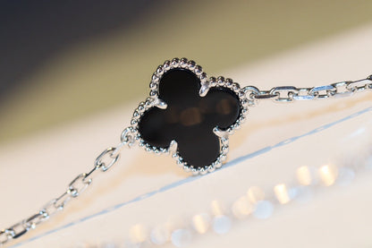 Pomuse CLOVER 20 MOTIFS ONYX DIAMOND SILVER