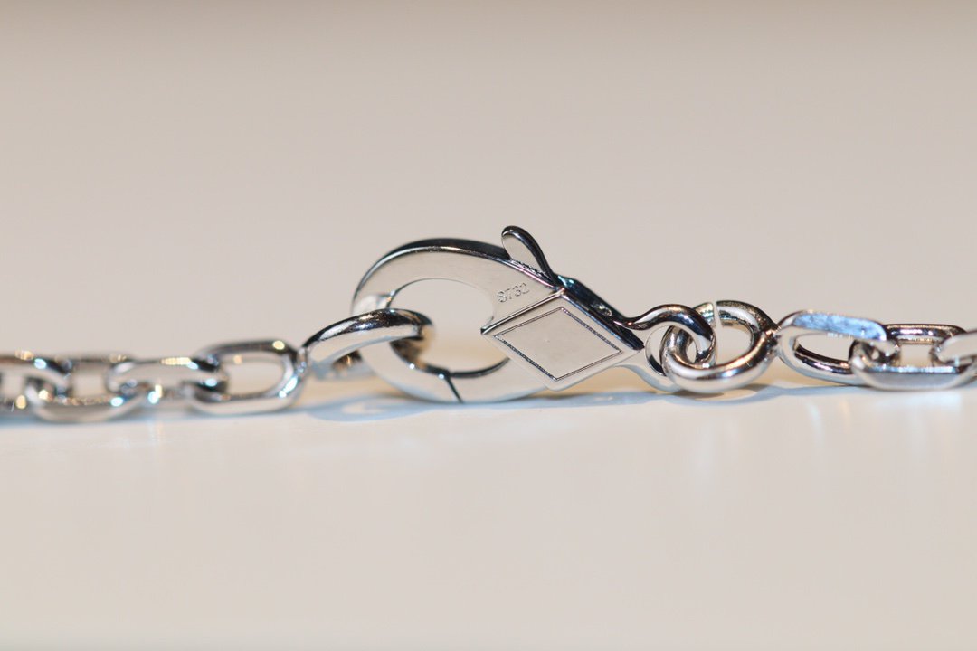 Pomuse CLOVER 20 MOTIFS ONYX DIAMOND SILVER