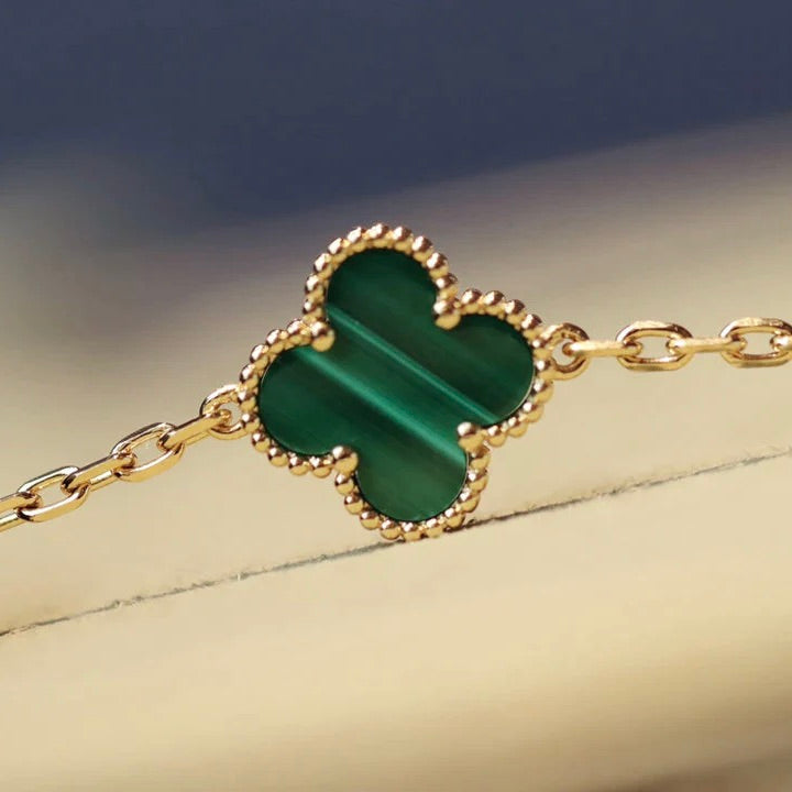 Pomuse CLOVER 20 MOTIFS MALACHITE GOLD