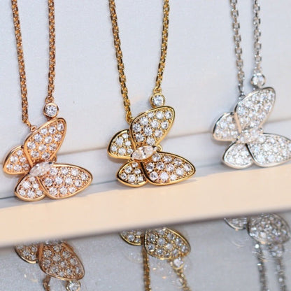 Pomuse BUTTERFLY DIAMOND NECKLACE