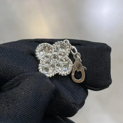 Pomuse CLOVER 5 MOTIFS  DIAMOND BRACELET SILVER