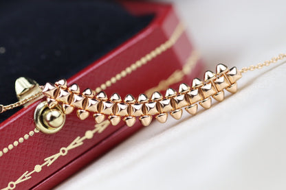 Pomuse CLASH PINK GOLD NECKLACE