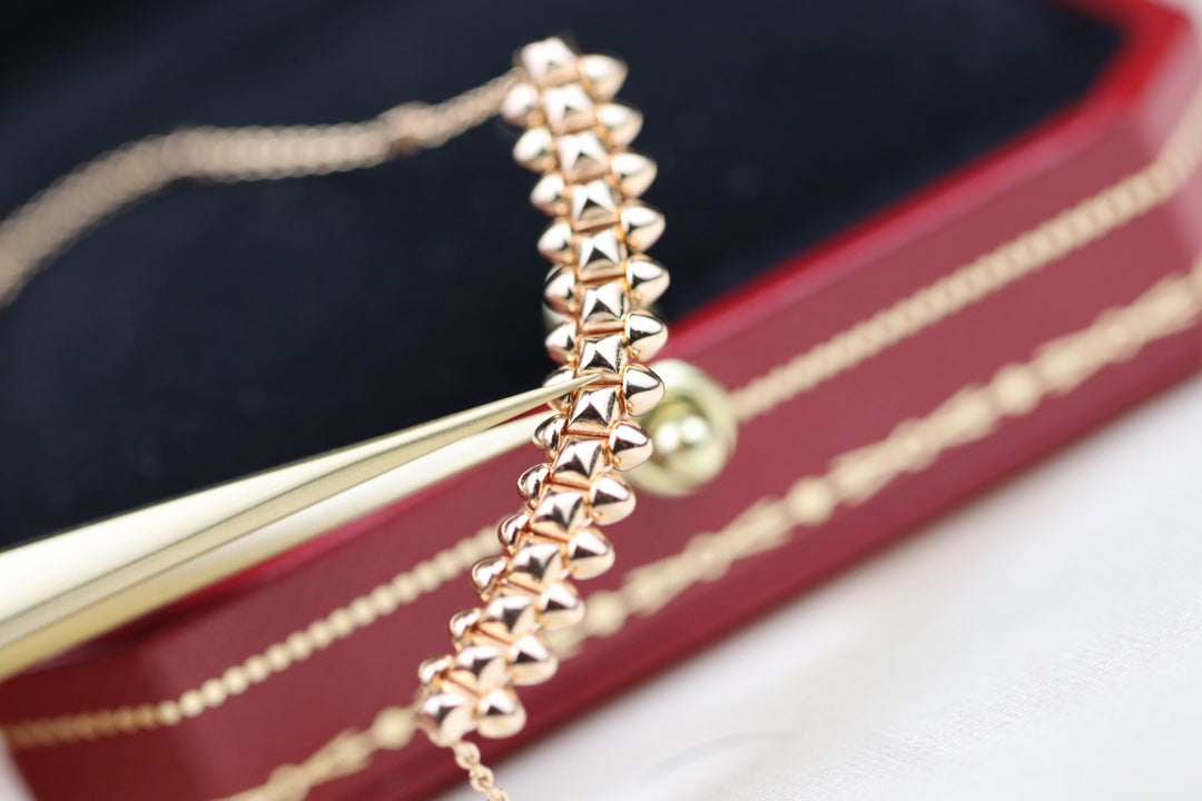 Pomuse CLASH PINK GOLD NECKLACE