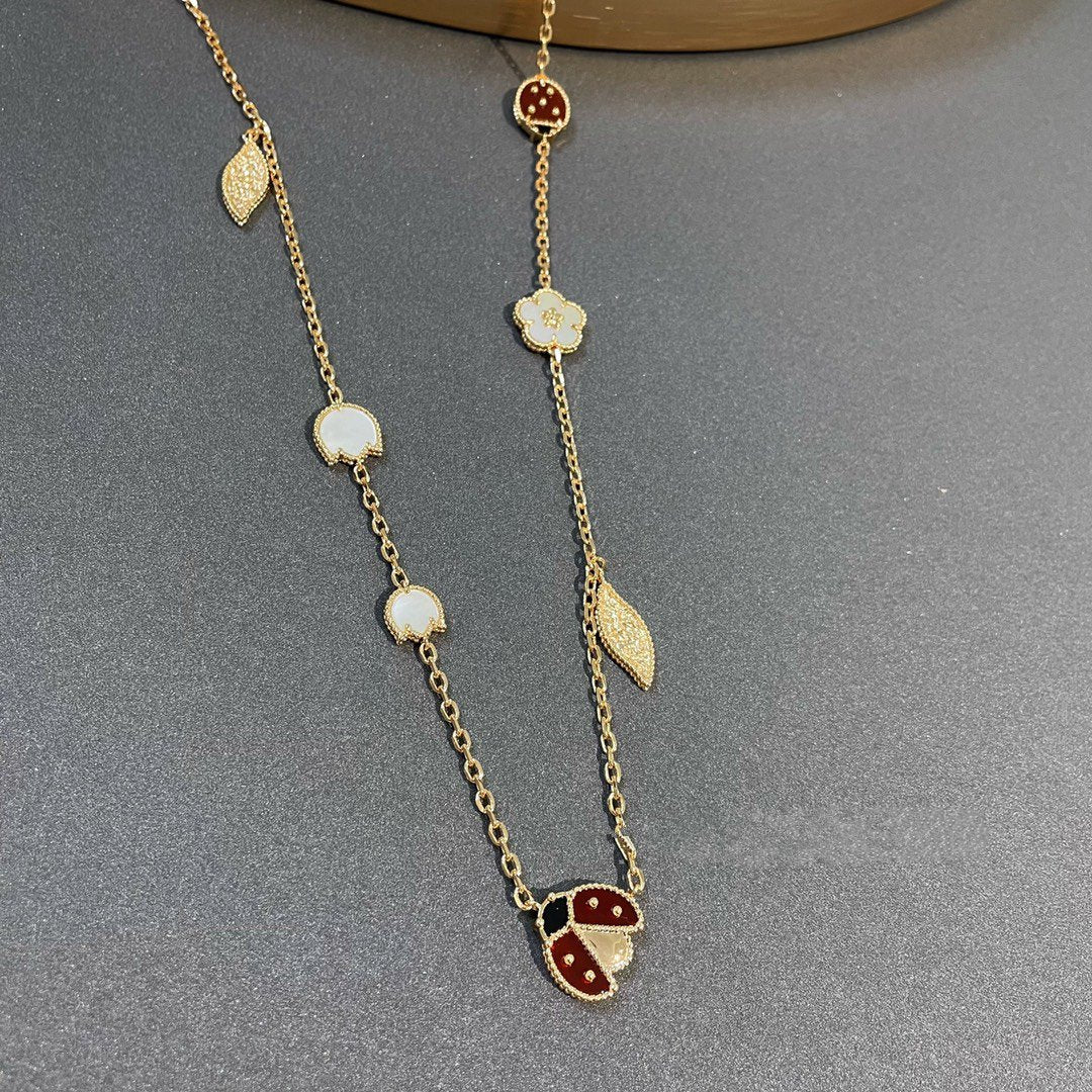 Pomuse LUCKY SPRING 15 MOTIFS GOLD NECKLACE