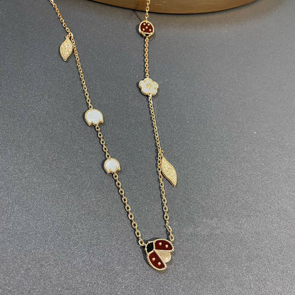 Pomuse LUCKY SPRING 15 MOTIFS GOLD NECKLACE
