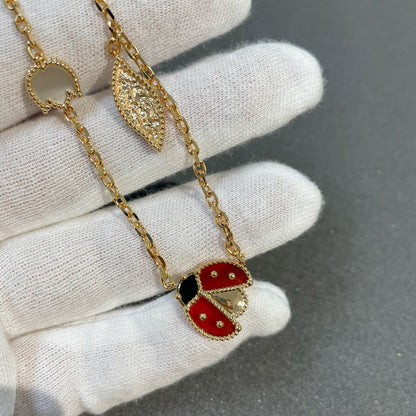 Pomuse LUCKY SPRING 15 MOTIFS GOLD NECKLACE