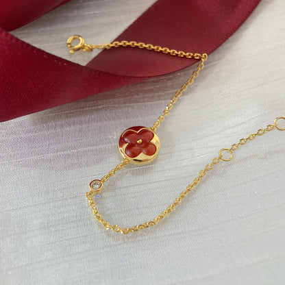Pomuse SUN PEDANT CARNELIAN BRACELET