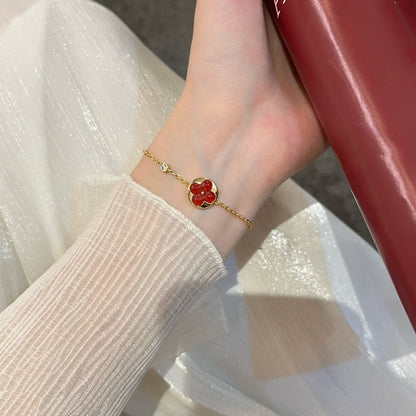 Pomuse SUN PEDANT CARNELIAN BRACELET