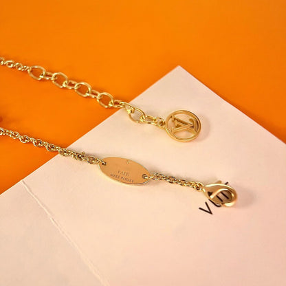 Pomuse LOGO STAR MOTIF GOLD BRACELET