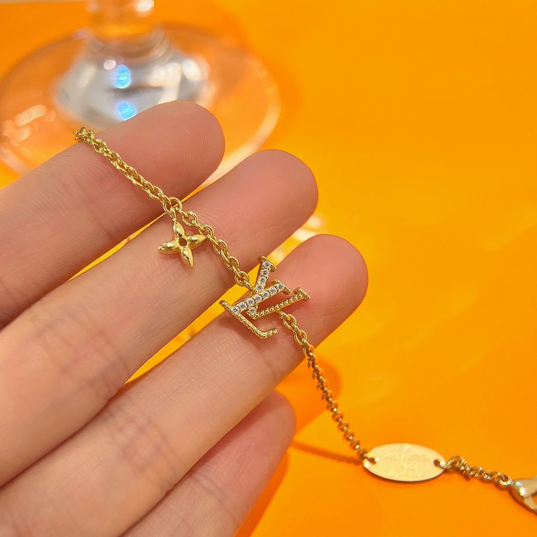 Pomuse LOGO STAR MOTIF GOLD BRACELET