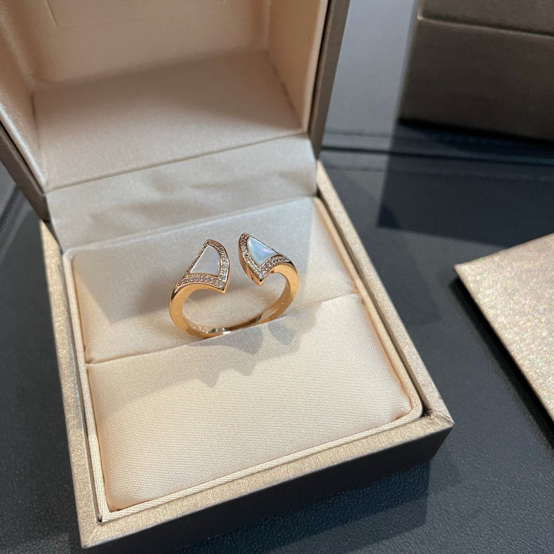 Pomuse DREAM MOP DIAMOND OPEN RING