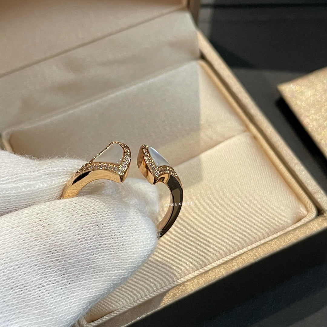 Pomuse DREAM MOP DIAMOND OPEN RING