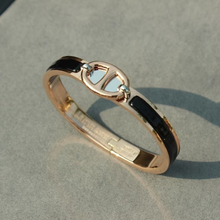 Pomuse CLIC CHAINE PINK GOLD BRACELET