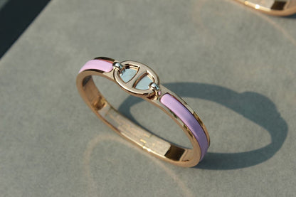 Pomuse CLIC CHAINE PINK GOLD BRACELET