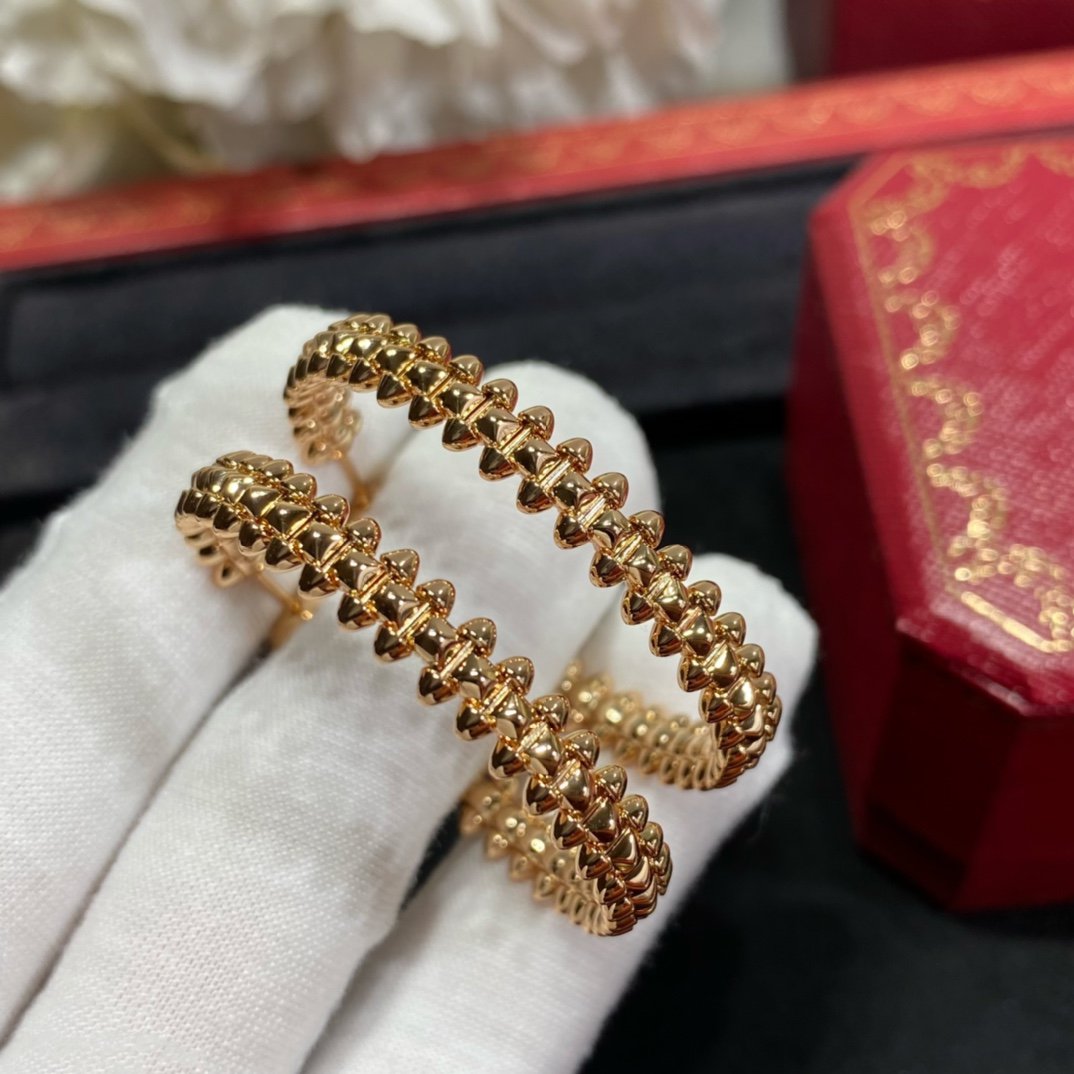 Pomuse CLASH LARGE HOOP EARRINGS
