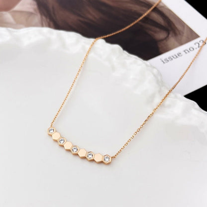 Pomuse BEE MY LOVE DIAMOND NECKLACE