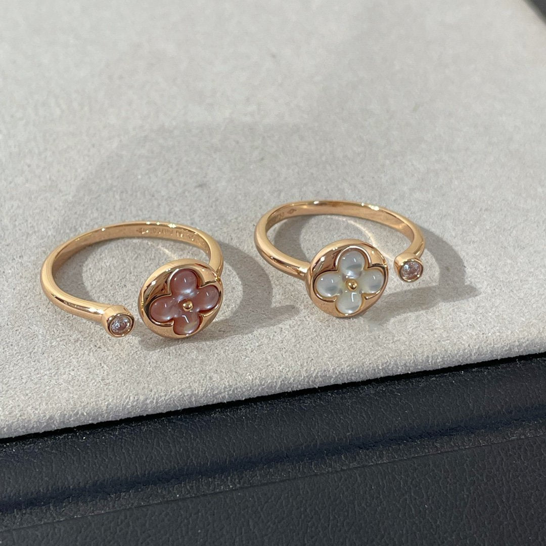 Pomuse SUN 1 DIAMOND PINK MOP RING