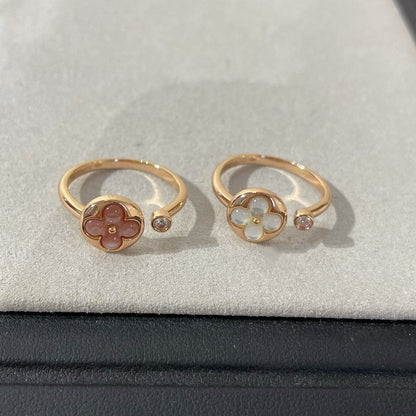 Pomuse SUN 1 DIAMOND PINK MOP RING