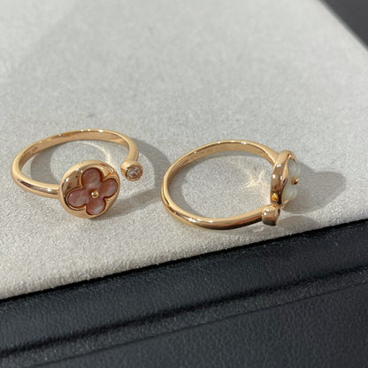 Pomuse SUN 1 DIAMOND PINK MOP RING