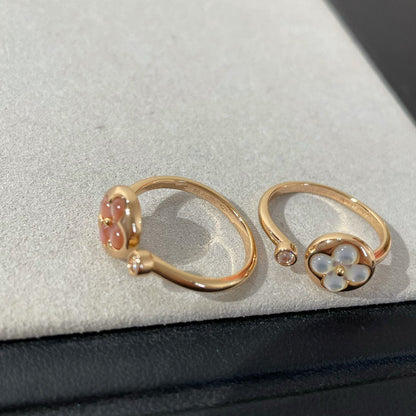Pomuse SUN 1 DIAMOND PINK MOP RING