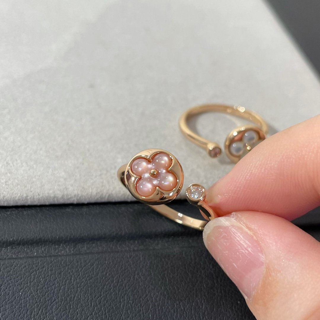 Pomuse SUN 1 DIAMOND PINK MOP RING