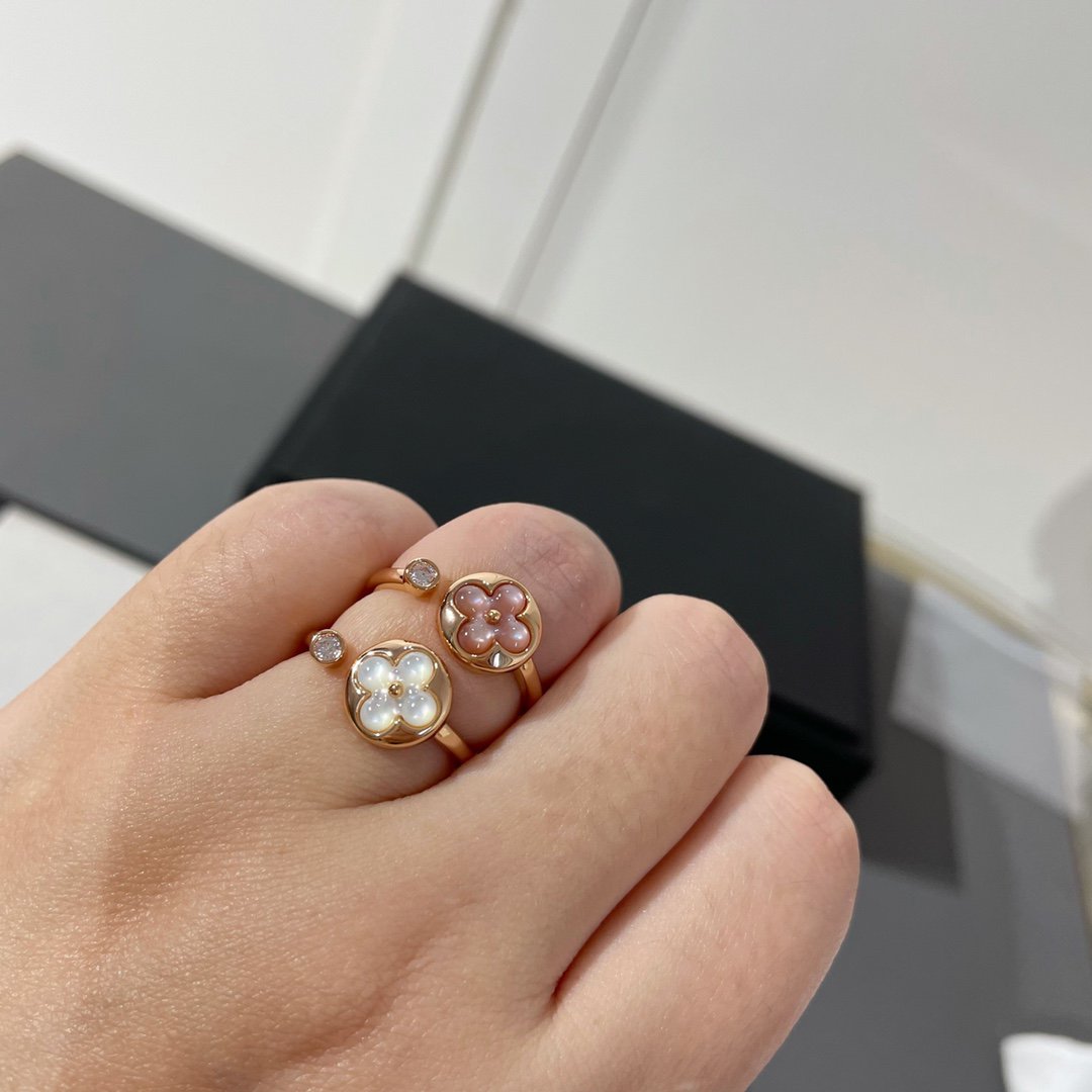 Pomuse SUN 1 DIAMOND PINK MOP RING