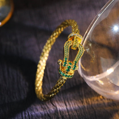 Pomuse FORCE 10 GOLD GREEN DIAMOND PAVED