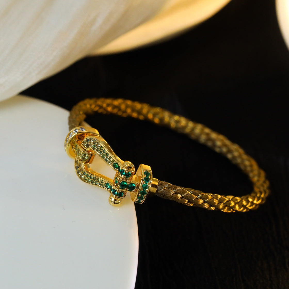 Pomuse FORCE 10 GOLD GREEN DIAMOND PAVED