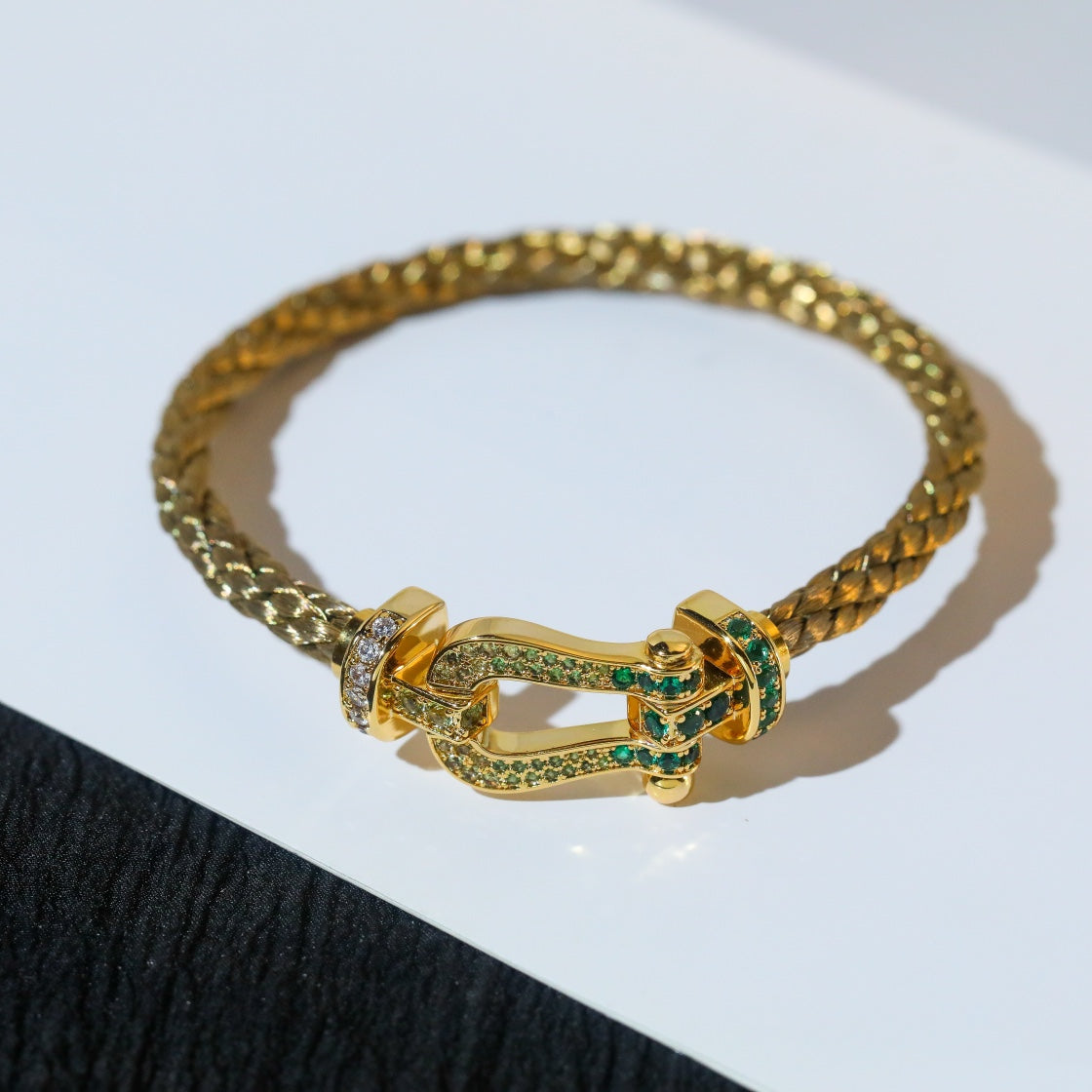 Pomuse FORCE 10 GOLD GREEN DIAMOND PAVED