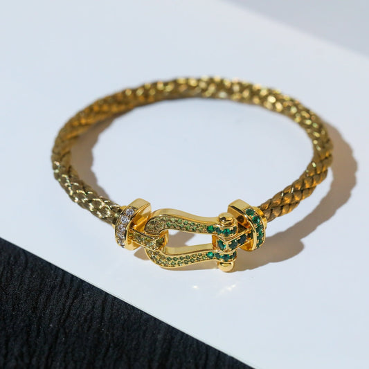 Pomuse FORCE 10 GOLD GREEN DIAMOND PAVED
