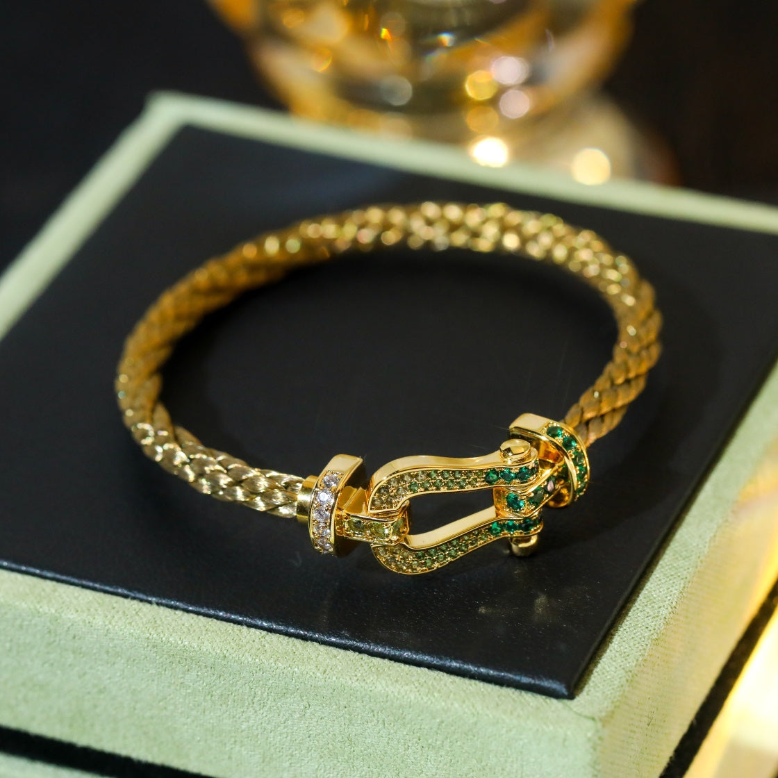 Pomuse FORCE 10 GOLD GREEN DIAMOND PAVED