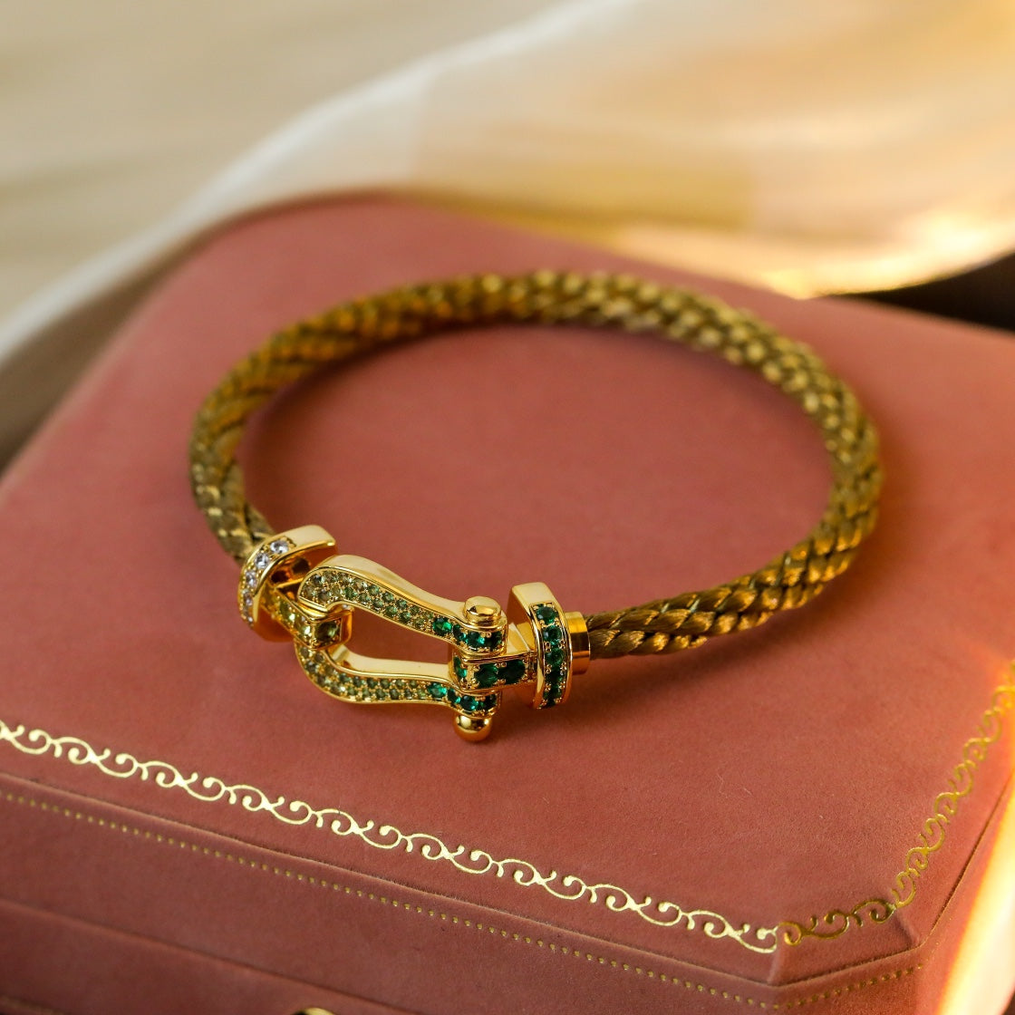 Pomuse FORCE 10 GOLD GREEN DIAMOND PAVED