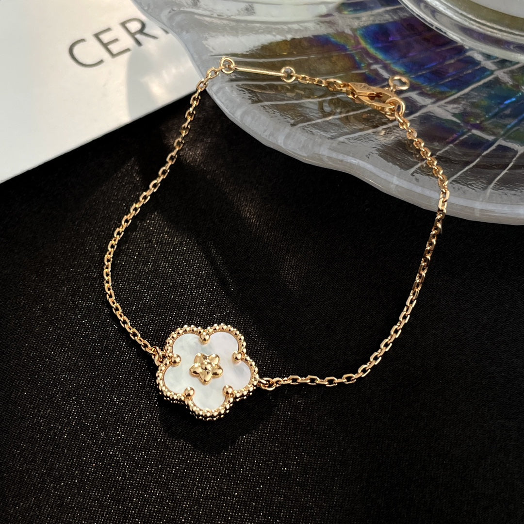 Pomuse LUCKY SPRING ROSE GOLD MOP BRACELET