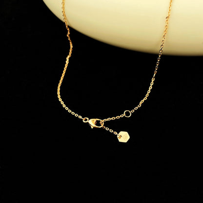 Pomuse BEE MINI PEDANT DIAMOND NECKLACE