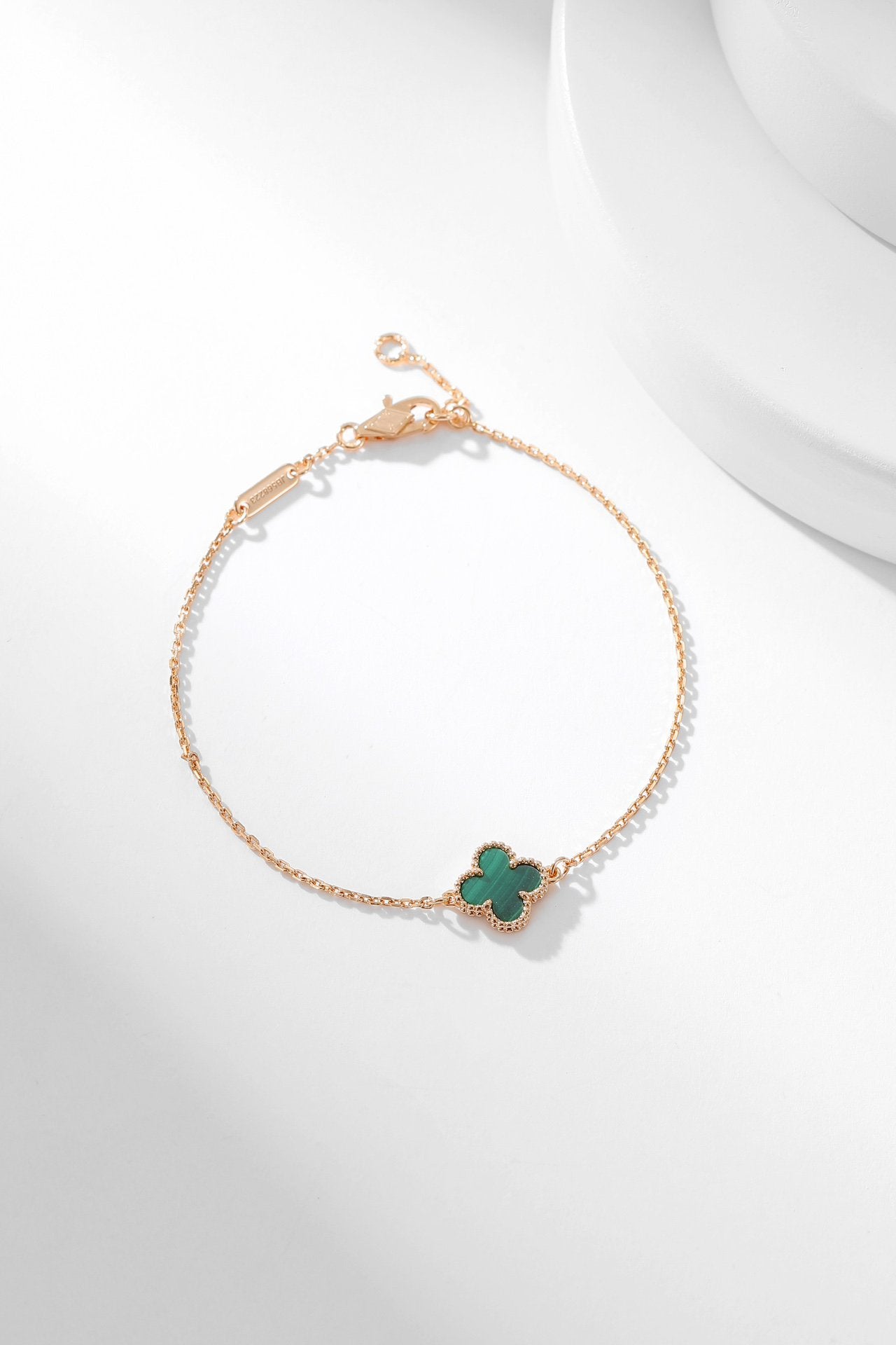 Pomuse CLOVER BRACELET MALACHITE 1 MOTIF