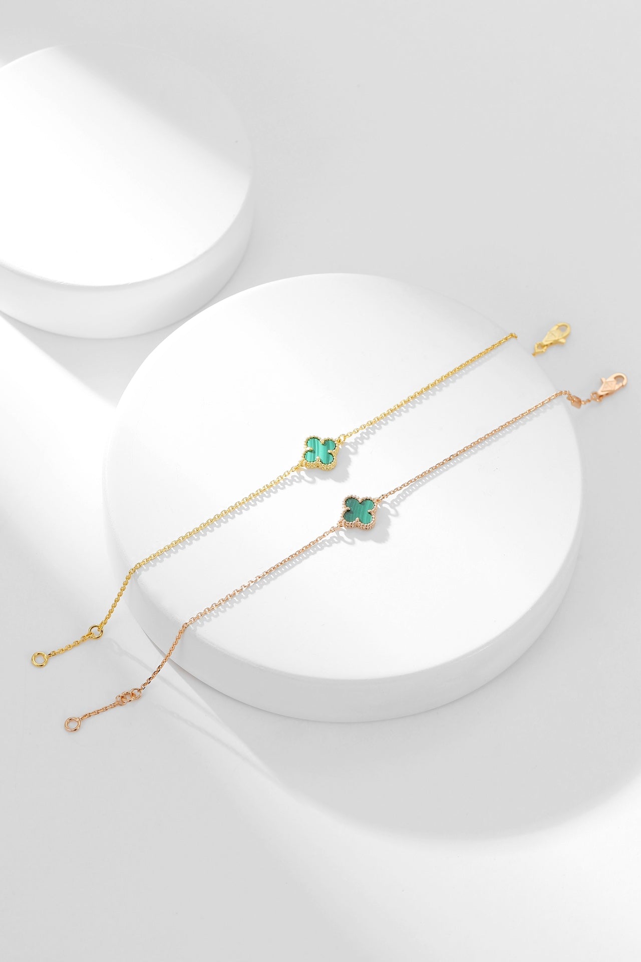 Pomuse CLOVER BRACELET MALACHITE 1 MOTIF