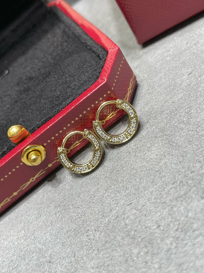 Pomuse LOVE DIAMOND EARRINGS