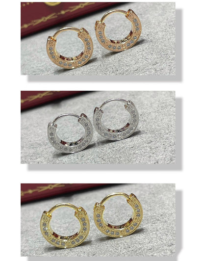 Pomuse LOVE DIAMOND EARRINGS