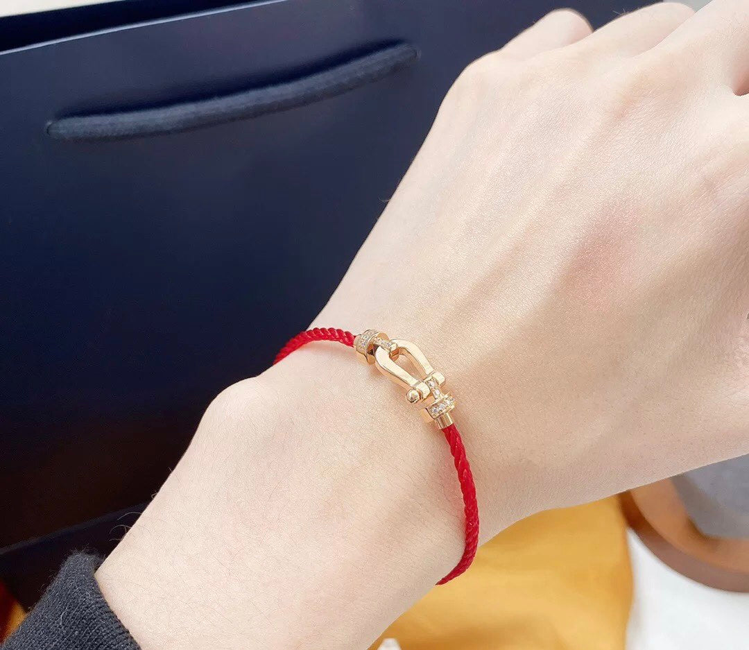 Pomuse FORCE 10 HALF DIAMOND PINK GOLD RED CORDERI LARGE AND MEDIUM MODEL