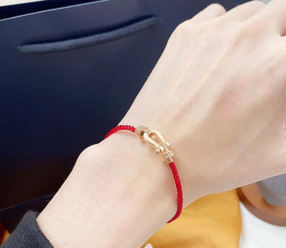Pomuse FORCE 10 HALF DIAMOND PINK GOLD RED CORDERI LARGE AND MEDIUM MODEL
