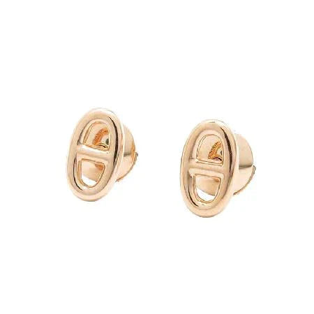 Pomuse CHAINE SMALL EARRINGS GOLD AND SILVER
