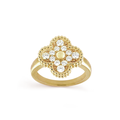 Pomuse CLOVER DIAMOND RING