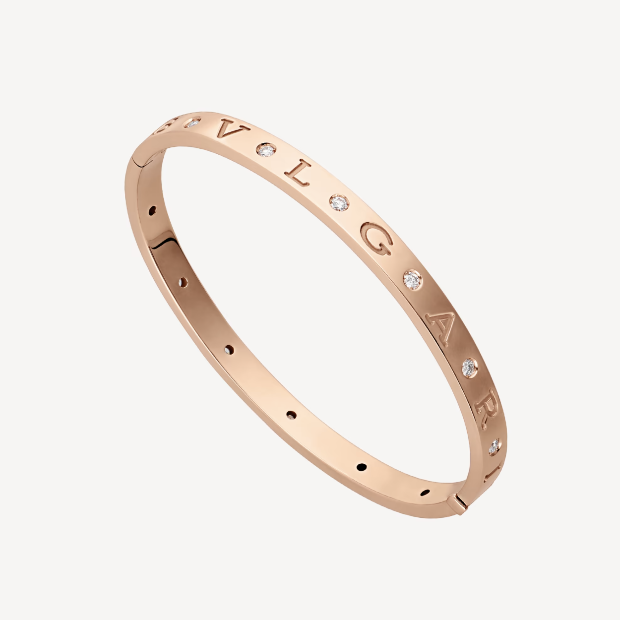 Pomuse ZERO 1 PINK GOLD 12 DIAMONDS BRACELET