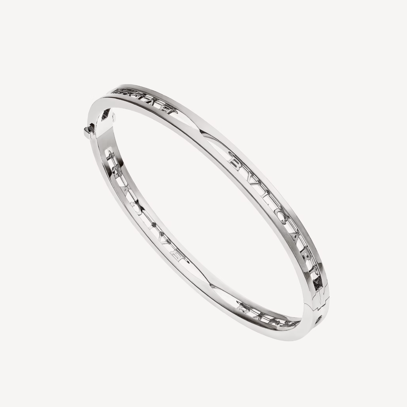 Pomuse ZERO 1 SPIRAL LOGO SILVER BRACELET