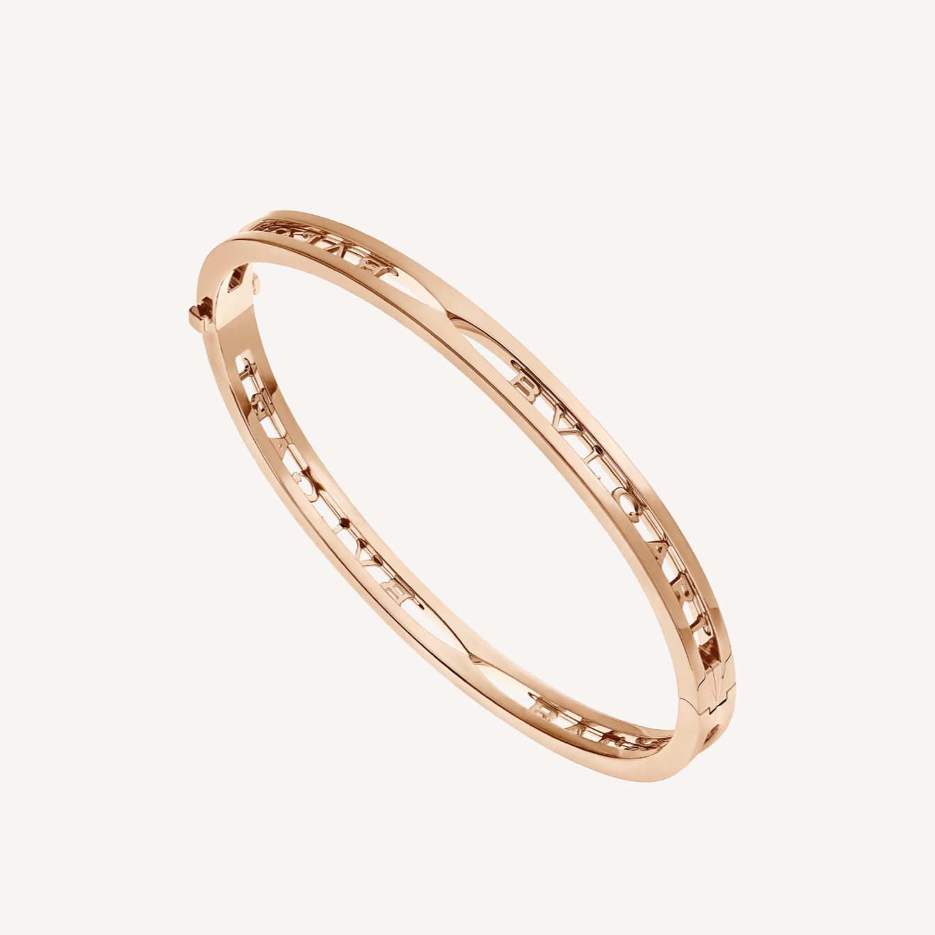 Pomuse ZERO 1 SPIRAL LOGO PINK GOLD BRACELET