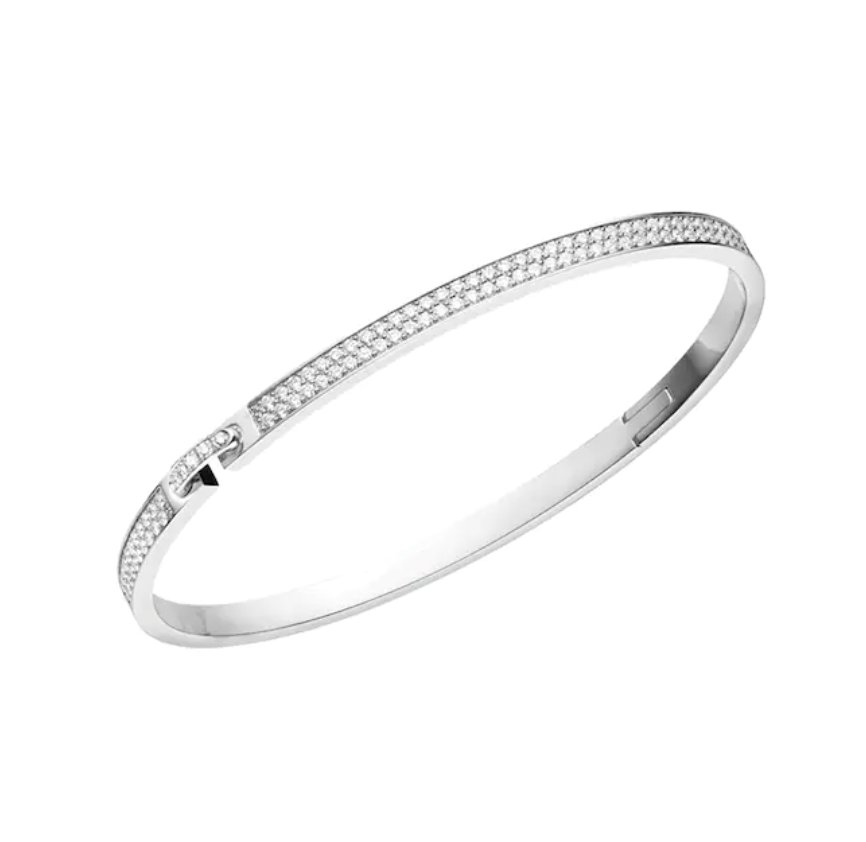 Pomuse LIENS VIDENCE DIAMOND PAVED BRACELET