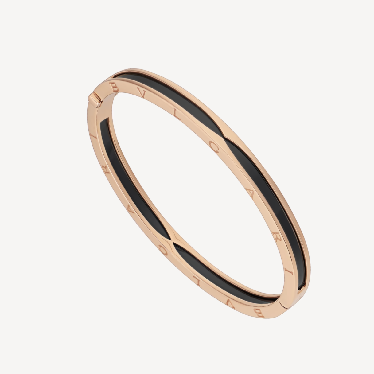 Pomuse ZERO 1 PINK GOLD WITH BLACK CERAMIC BRACELET